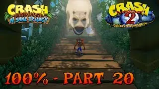 Crash Bandicoot 2 - N. Sane Trilogy - 100% Walkthrough, Part 20: Un-Bearable (Gem)
