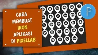 Cara buat ICON LOGO SOSIAL MEDIA di PIXELLAB||android||melo kity