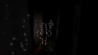 DIY cactus lamp🌵DIY lamp at home using fairy lights✨how to make lamp at home✨