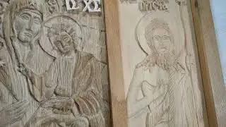 В гостях у Дяди. Доработка икон и начало формирования киота.