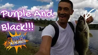 Bass Fishing With My Favorite Color Worm! Catching Big Fish!