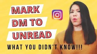 How to mark an Instagram DM message as unread  What you didnt know when you do it!