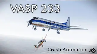 VASP 233 (Ramos Air Disaster) | Crash Animation |