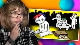 Друг предатель и буллинг в колледже... (Анимация) | Реакция на Zakatoon