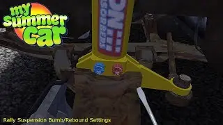 My Summer Car - RALLY SUSPENSION BUMP/REBOUND SETTINGS!!!! - TEST BRANCH 2020