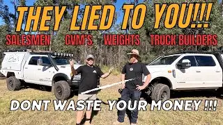 American Trucks in Australia Ram 1500 2500 3500 Chev Ftruck F350 GVM Build Weights Travelling