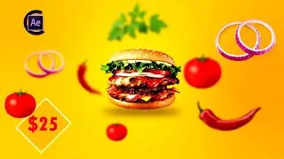 Food Menu Promo Opener In After Effects  