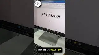 Make Fish Symbol In Ms. Word 🙃 | 