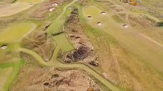 Wallasey Golf Course on The Wirral by Drone