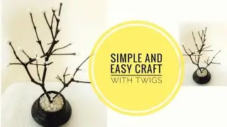 Inexpensive craft ideas | Craft with twig |DIY home decor with twig | craft with twig and branches