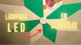 Instalación de LÁMPARA LED en OBRA NEGRA - (trabajo a domicilio)