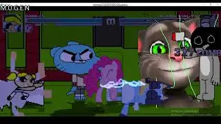 mugen dg Bubbles Pimkie pie booba v4 AND wenda vs talking Tom bluey by Sebastián AND gumball