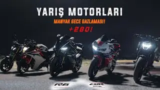 YARIŞ MOTORLARIYLA DELİ GAZLAMA! YAMAHA vs HONDA!