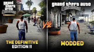 GTA San Andreas Original VS Definitive Edition (Detailed Comparison) | GTA San Andreas Graphics Mod