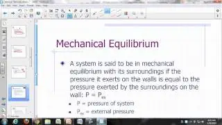 Physical Chemistry Lecture: Chemical Thermodynamics