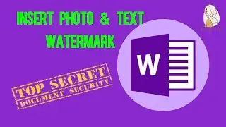 How to Add Watermark In Microsoft Word document📄  (4 Lecture) | Watermark kaise add kare Urdu/Hindi