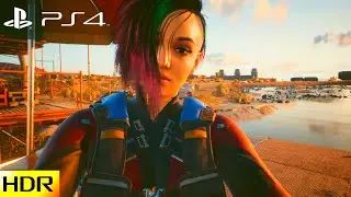CYBERPUNK 2077 NEW PATCH 1.52 UPDATE - PS4 Slim Gameplay Performance & Graphics Test #13