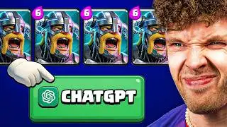 😱🤯CHATGPT BUILDS MY 4-CARD DECK UNTIL I FREAK OUT... | Clash Royale German