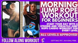 15 MIN Morning Jump Rope WORKOUT for beginners