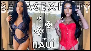 SAVAGE X FENTY LINGERIE TRY-ON HAUL  | JANUARY 2021 NEW STYLES! 😍