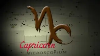 Козерог (зодиак) - Capricorn zodiac simbol and Map constallation
