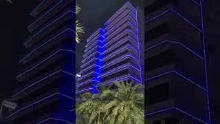 Testing of external decorative light of our project at #Seef #Bahrain.