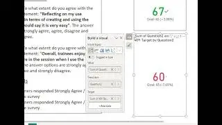 Creating a KPI visualisation