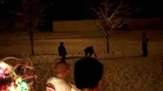 Bottle Rocket Fail - Fireworks Accident