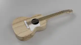 Fusion 360. Урок №1 - Акустическая гитара (построение модели по чертежу)