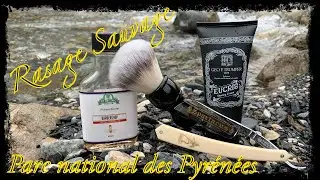 Wild shaving in the Pyrenees National Park with Filslade.