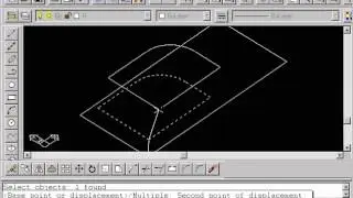 2.2.2 AutoCAD 3D R14 - 2008 Copy Command Modify Tools Duplicate Mech Iso wireframe fillet explode