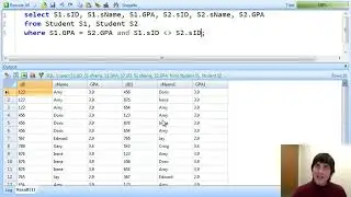 Databases: Relational Databases and SQL - SQL/Table Variables and Set Operators