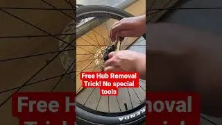 Free Hub Removal without special tools. 