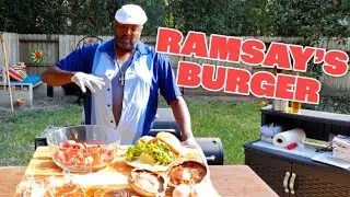 How To Make Gordon Ramsay’s Epic 10 Millionth Subscriber Burger 🍔 I Bussin Eats