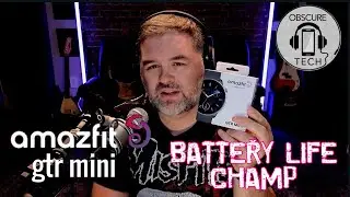 Battery Life, Brilliant Screen, Notifications & Fitness - The Amazfit GTR Mini Smartwatch Is For You