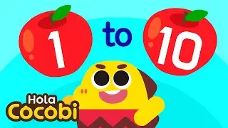 Los Números Del 1 al 10 | Aprender Ingles | Nursery Rhymes | Hola Cocobi