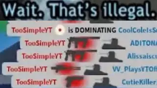 Roblox noobs said I was a hacker in Arsenal...