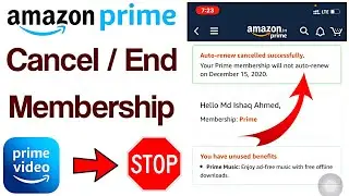 How To Cancel / End Amazon Prime Membership | Amazon Prime Membership Cancel Kaise Kare