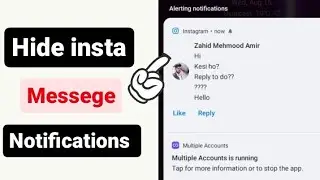 Instagram ke messege notification kaise band kre?|HOW to turn off insta messege notification