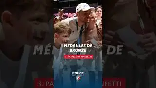 Une première médaille pour l’équipe police | #àlintérieurDesJeux