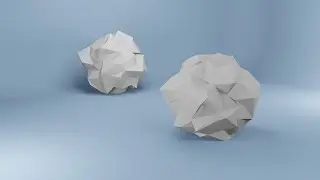 Blender Tutorial | Crumple Paper
