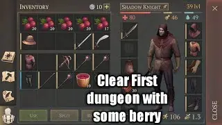 Grim soul dark fantasy : clear dungeon with some berry/ safe healing and food #9