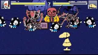 Undertale Mugen Битвы Sans Error Sans