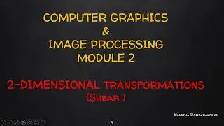 2D-Transformation -Shearing