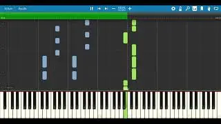Oliver y Benji - (Captain Tsubasa) Piano Tutorial (Synthesia)