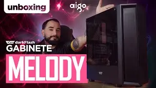 NUNCA TINHA VISTO UM GABINETE ASSIM! DARKFLASH MELODY 🔥