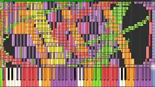 [Black MIDI] Sonic mania - Dimension Heist 1.25 million (Synthesia 9 Legit run)