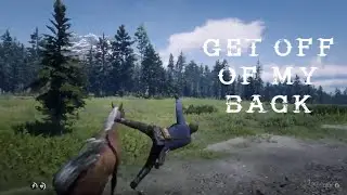 Red Dead Redemption 2 vs Horses {Get Off Of My Back)