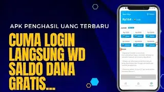 Berhasil WD !! Cuma Login Di Bayar !! Saldo Dana Gratis Tanpa Modal - Apk Penghasil Uang