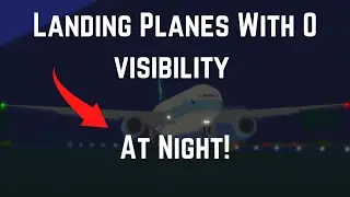 Trying to Land with 0 Visibility At Night! (PTFS)